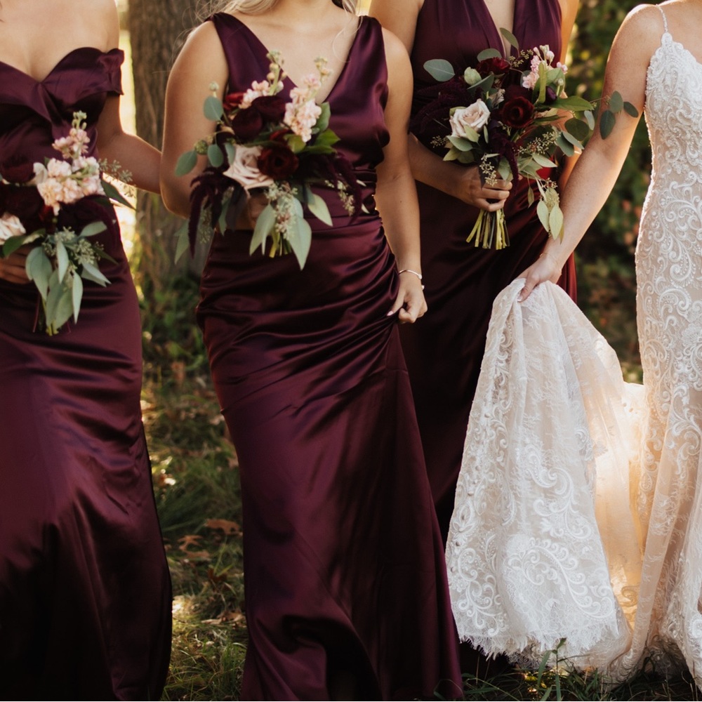 Revelry Satin Bridesmaid Dress